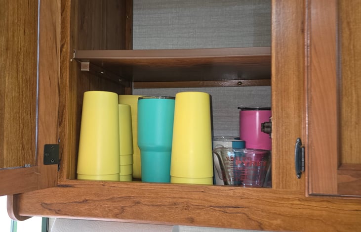 Cups, bowls, plates, and more included