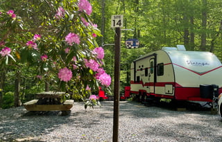 Step back in time in this charming vintage camper!
