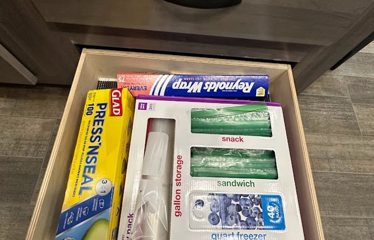 We've stocked the drawers with everything you'll need!