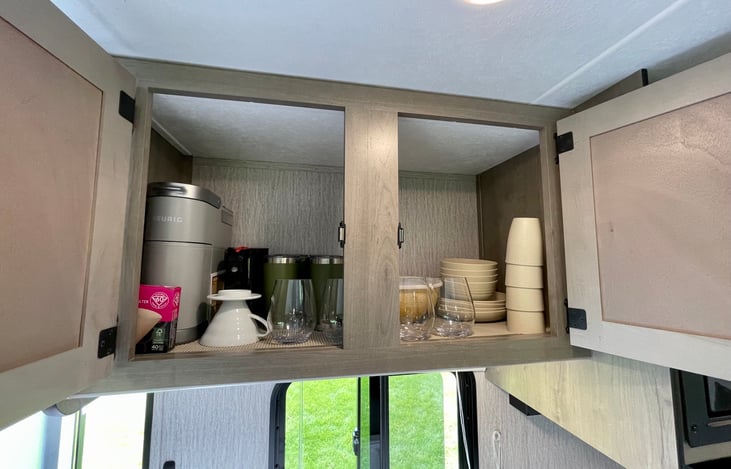 Fully stocked kitchen