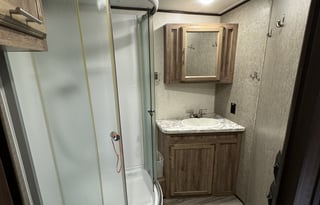 31 foot bunkhouse with remote office