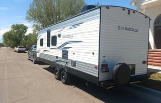 20 White Springdale. Sleeps 6-7. Delivery avail.