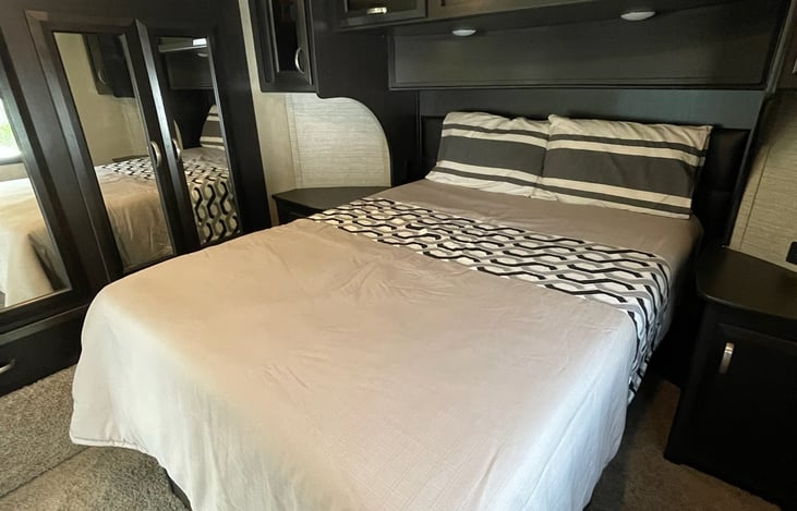 Master Bedroom with Upgraded Residential Mattress