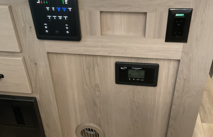 Control center panels.