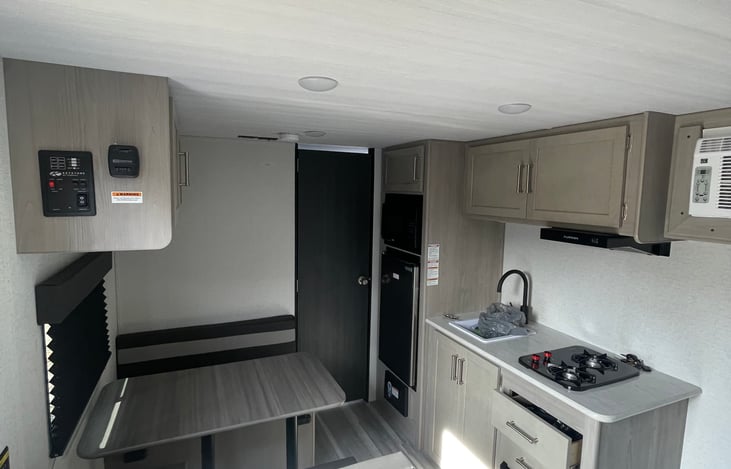 Table turns into a bed and sleeps up to two kids