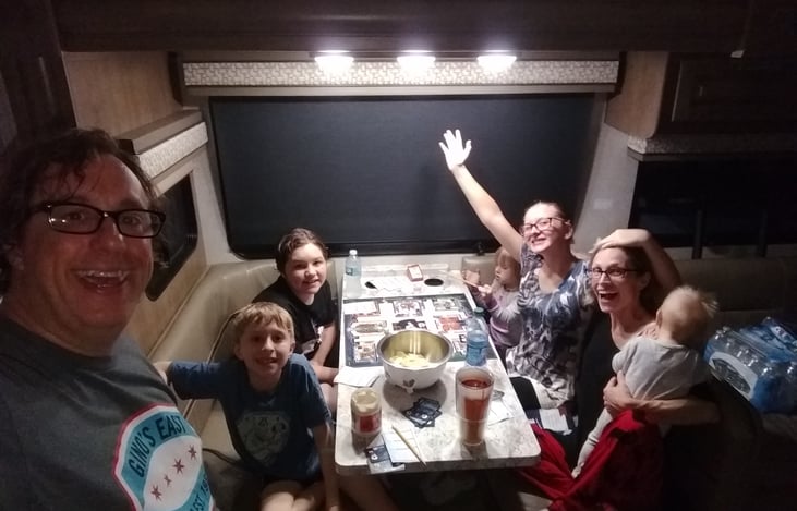 Always bring family games!!!!