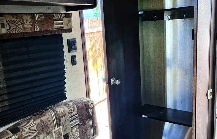 Good-sized closet by the front door. Plenty of storage and cabinets throughout