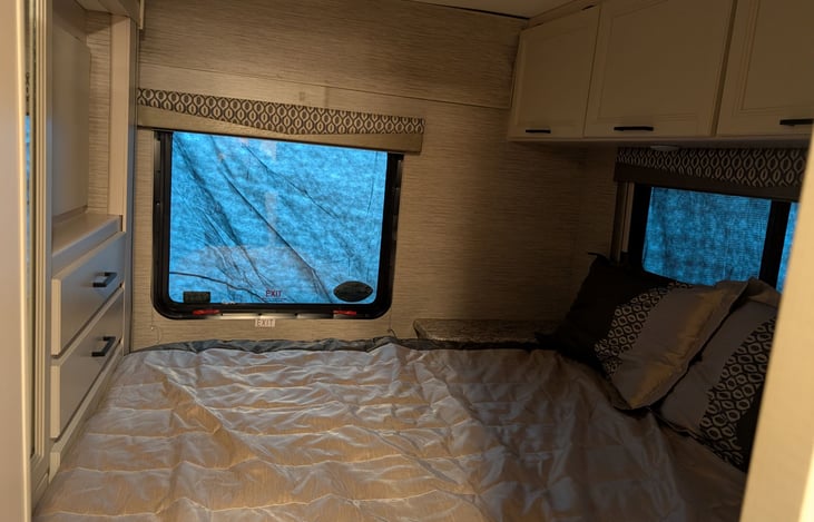 Slide is in. Much bigger with slide out