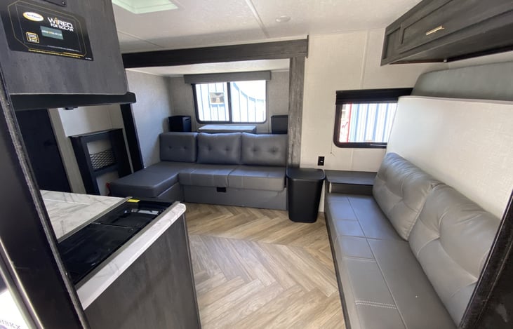 View from entrance. Spacious!