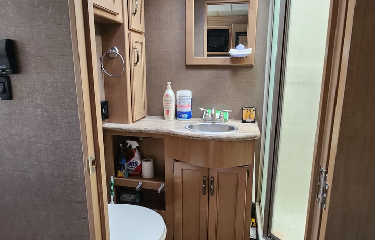 Hygienic flush toilet , no unpleasant odours