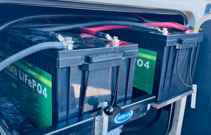 RV - lithium batteries upgrade