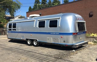 Vintage Airstream newly remolded
