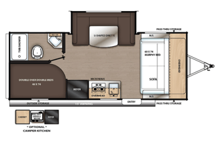 2022 Forest River RV Aurora 18BHS