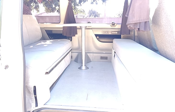 Removable Table and couch with bench seating