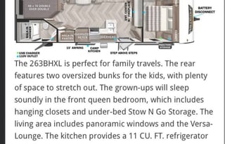 2022 Forest River RV Wildwood X-Lite 263BHXL