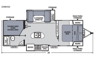 2019 Coachmen RV Apex Ultra-Lite 259BHSS