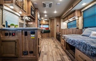 28ft Adventure Rig WITH Outdoor Kitchen & E-Bikes