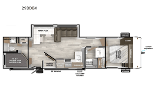2025 Forest River RV Salem 29BDBX