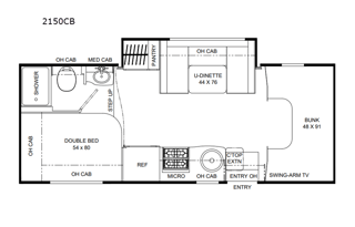 2023 Coachmen Prism 2150CB Like New