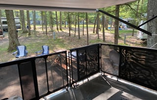 Walk off deck, well stocked, delivered only.