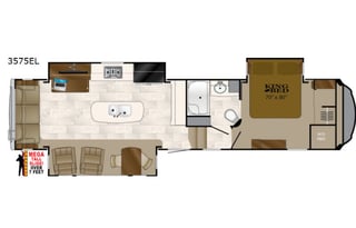 Clean and Comfortable 39’ Heartland Bighorn 3575EL
