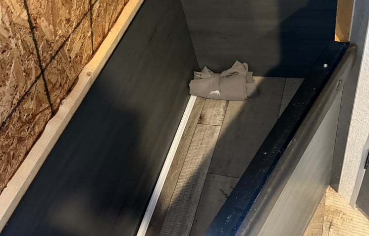 Plenty of storage underneath bunk beds!