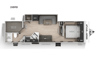 32ft SMART HOME CAMPER WiTH HOT TUB & MESAGE CHAiR