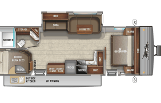 Fully Stocked '21 Bunkhouse w/ Private Queen Entry