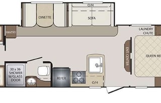 2016 Keystone RV Bullet 287QBS