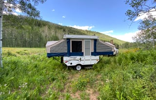 Family and Dog Friendly Pop up Camper Rental!