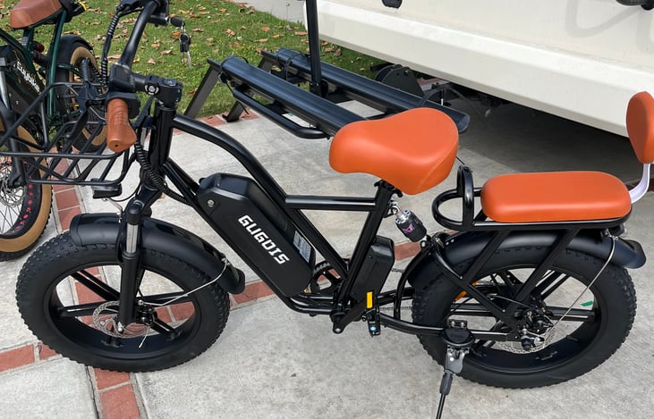 Bike rental includes locks, bike rack, and cover. You'll need to bring your own helmet.