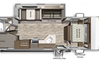 2021 Dutchmen RV Coleman Lantern LT Series 262BH