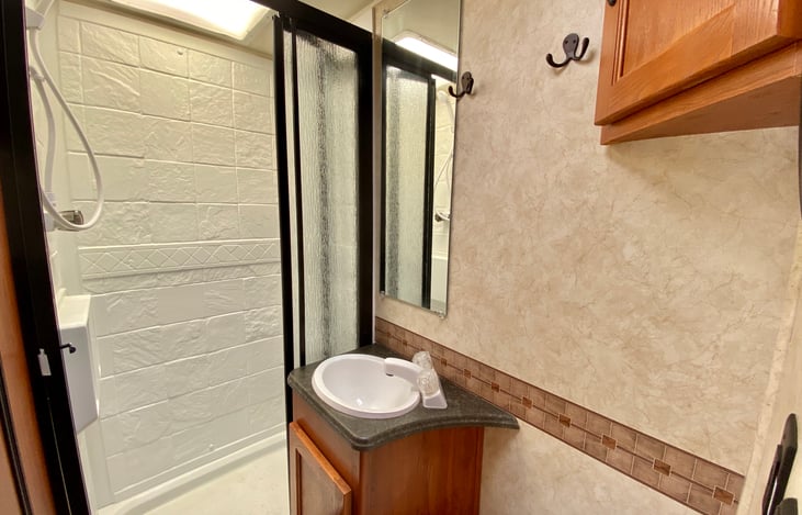 bathroom with shower