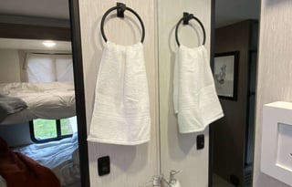 New for 2025 large fridge and plush pads for beds!