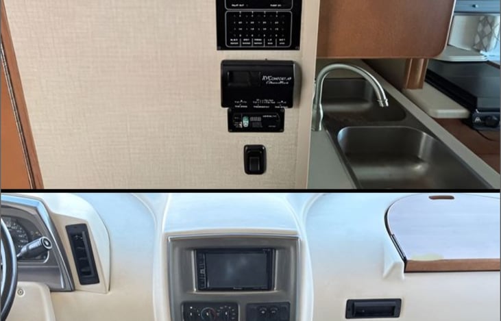 The thermostat is simple to use, and the Heat/AC work great! Hot water heater is automatic and FAST