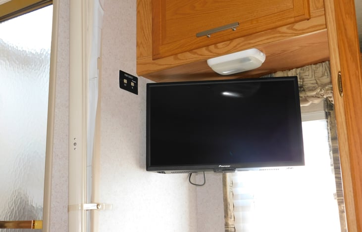 Flat screen TV in the BR