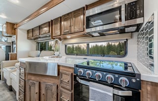 Luxury 2021 Coachmen Mirada Can Sleep up to 7 adults or 8 with kids.