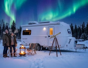 Oliver Travel Trailers Legacy Elite ll Twin Bed