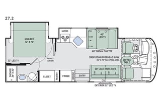 2018 Thor A.C.E. Class A | Sleeps 8 | 28Ft Long