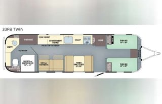 2024 Airstream RV Classic 33FB Twin