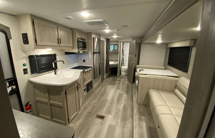 Front to back: main floor