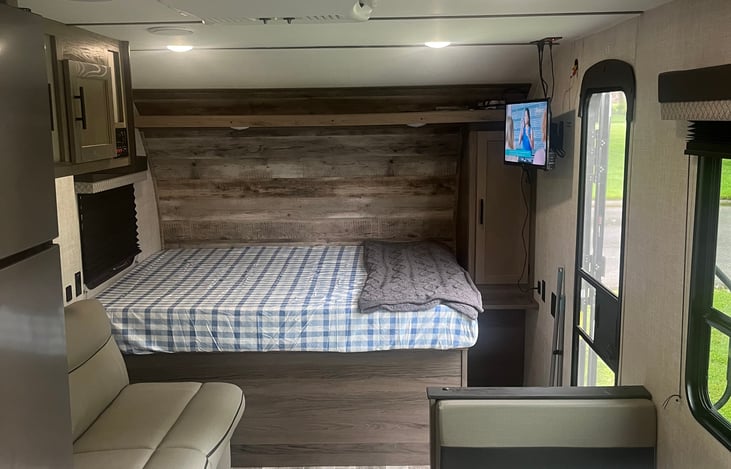 we were going back-and-forth on whether or not to provide pillows and bed clothes and we figured instead of everyone sharing that just bring your own we will provide clean sheets