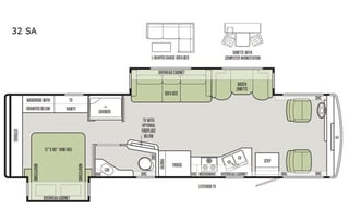 Luxurious Tiffin w/Two Queen Beds(Delivery Only!)