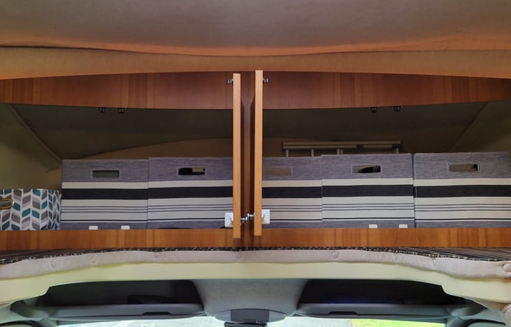 Large storage area for your suitcases, etc.