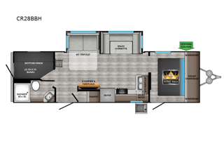 2021 CrossRoads RV Cruiser Aire CR28BBH
