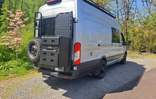 2021 Ford Transit AWD, Hot shower, roof deck