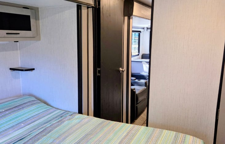 Bedroom with private entrance