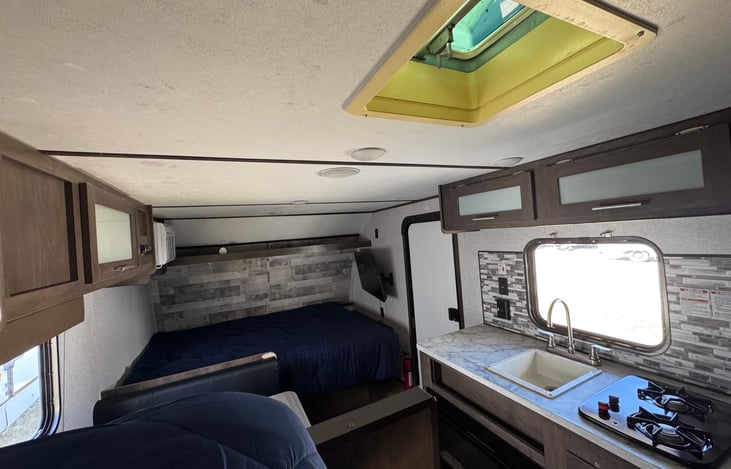 Easy access to and from the common areas to the front door and bed.