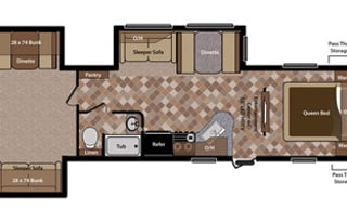37' Keystone Sprinter Big and Perfect for familys!