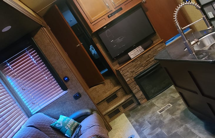 Full living and kitchen area!